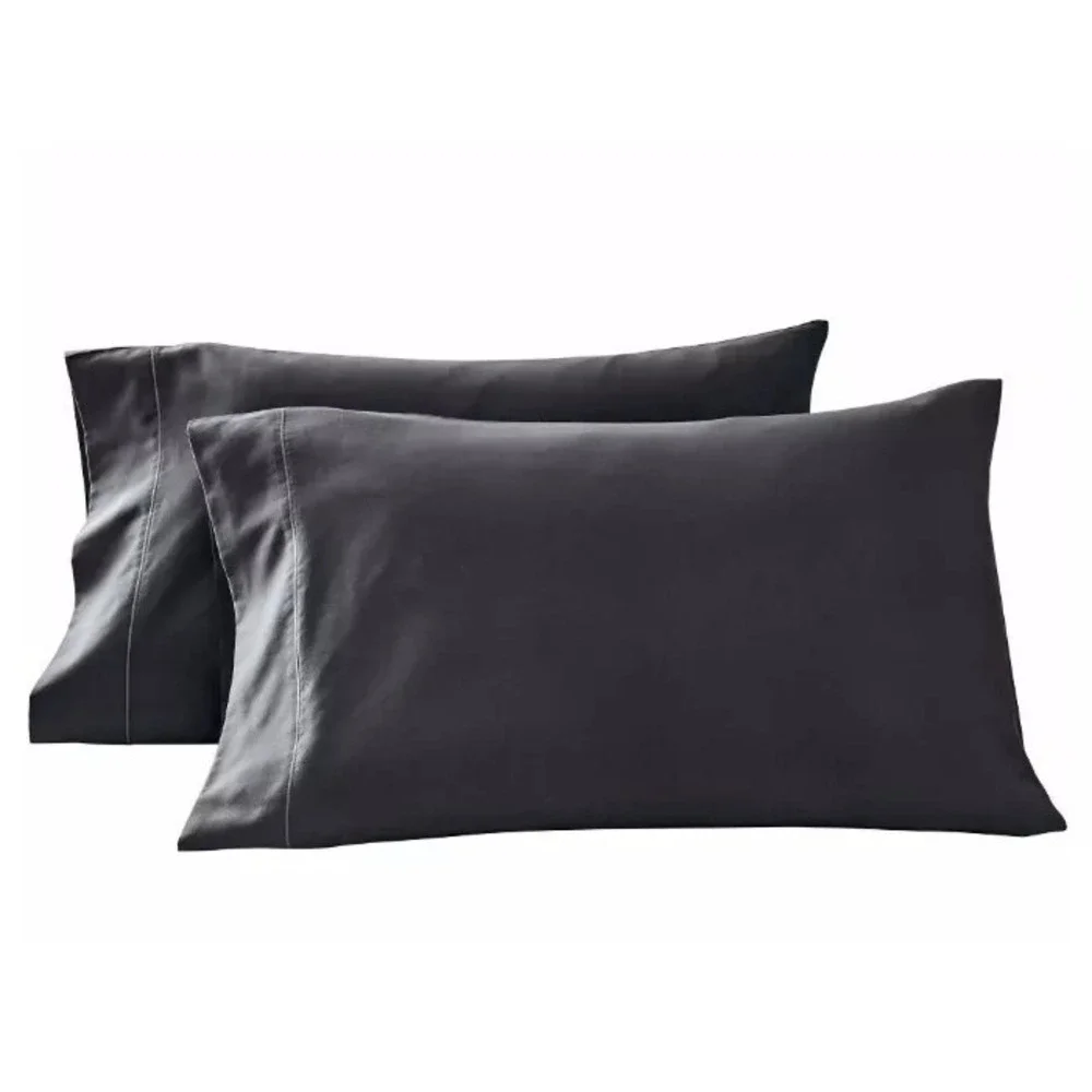 Better Homes & Gardens KING Size Pillowcase Set 400 Thread Count Greystone NEW